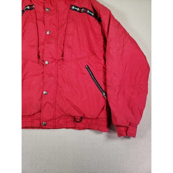 Vintage Alpine Design Jacket Mens Large L Goretex Full Zip Snap Button Softshell - Picture 3 of 16